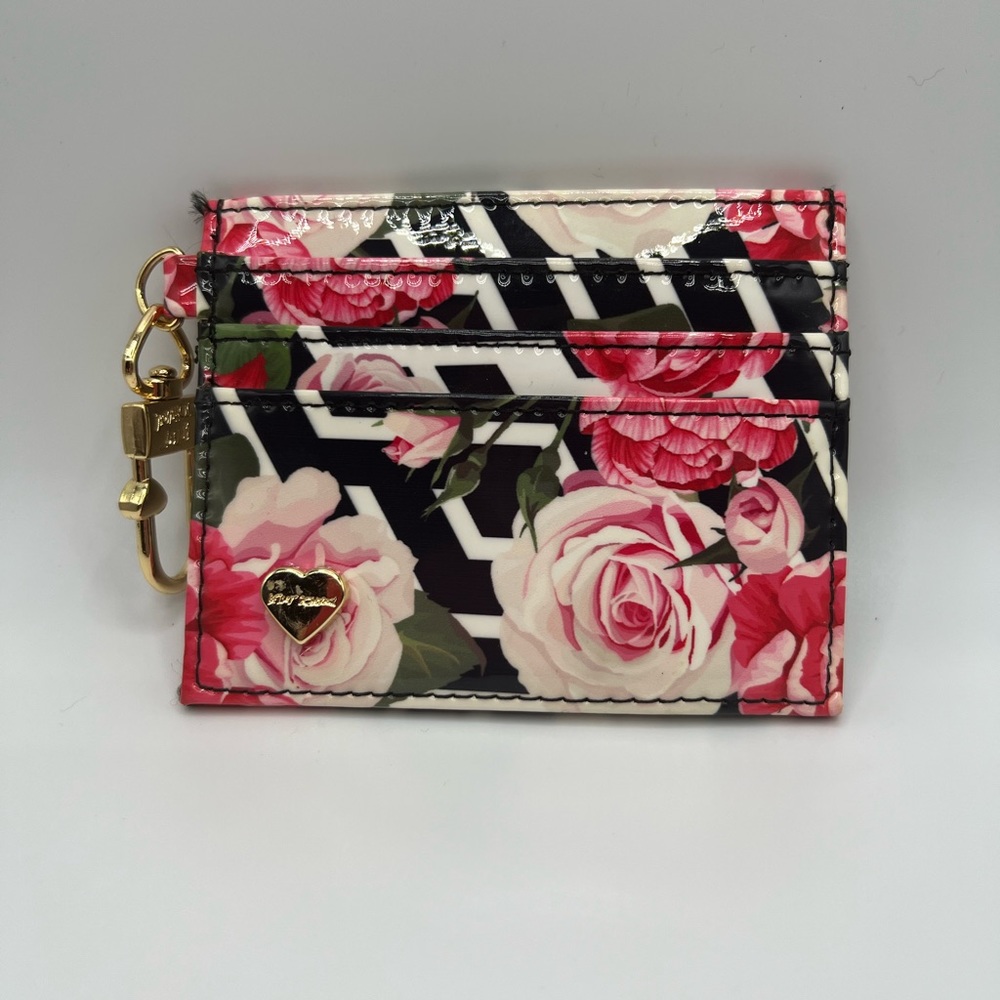 Betsey Johnson Floral card case
